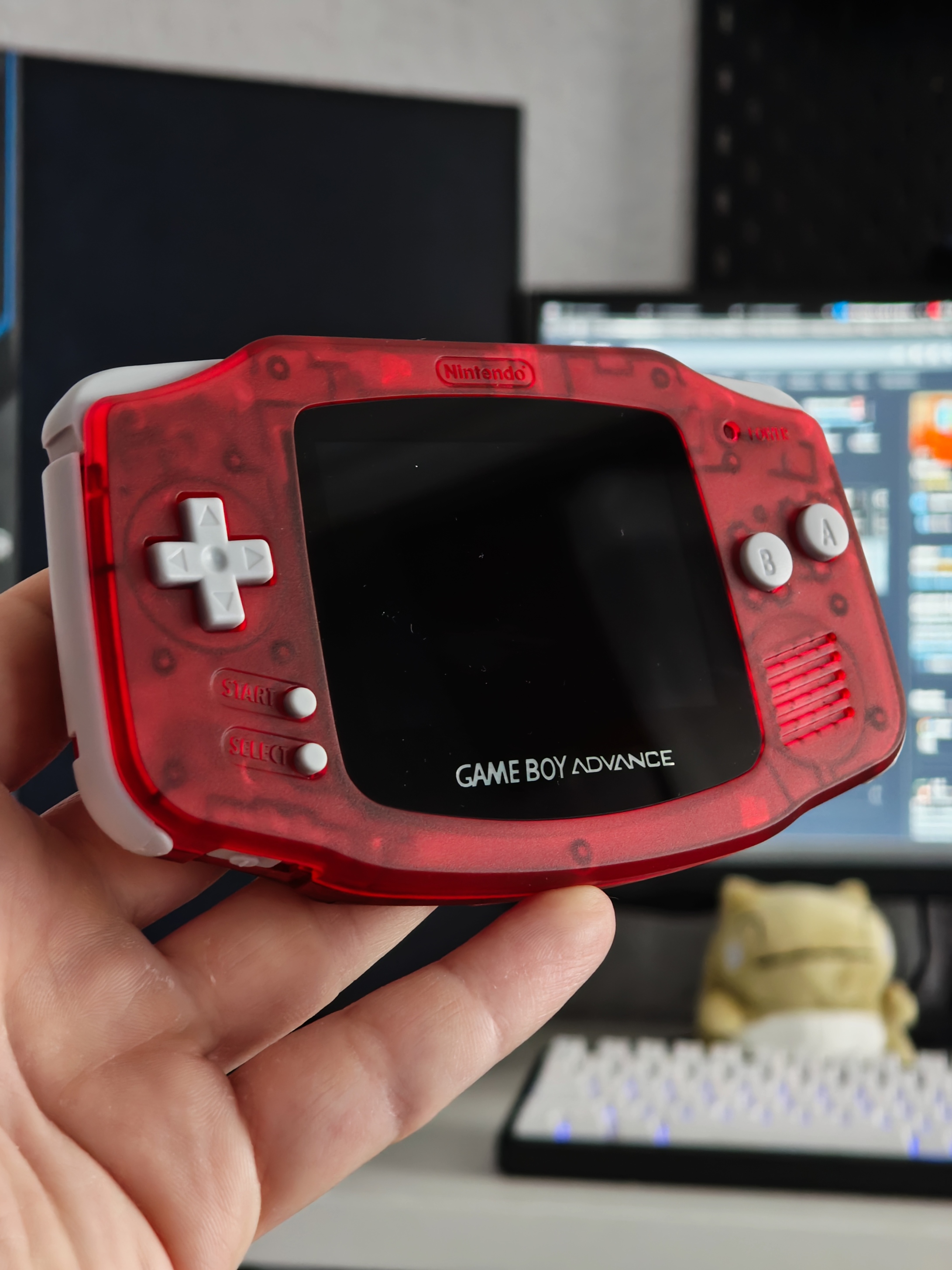 Game Boy Advance - Clear Red