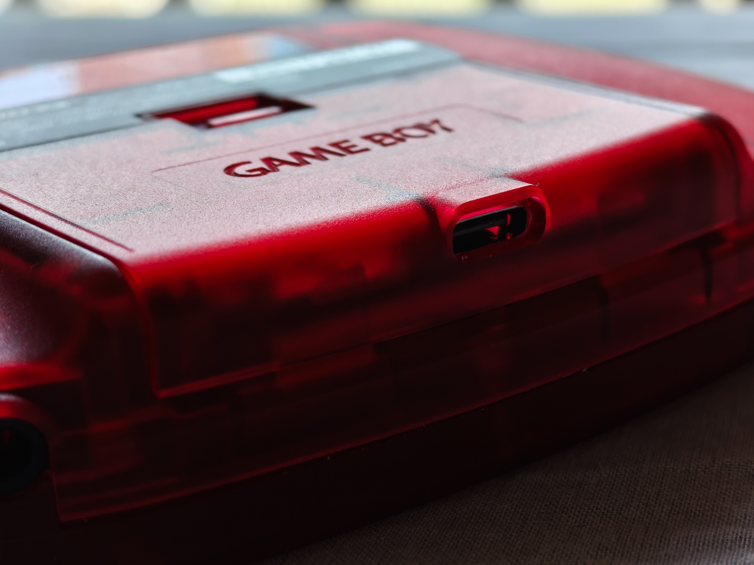 Game Boy Advance - Clear Red
